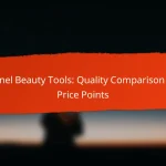 Chanel Beauty Tools: Quality Comparison and Price Points
